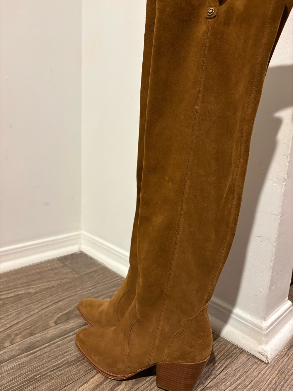 Michael Kors Suede Over-the-Knee Boots Brown Size 9M
